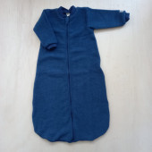 Lilano brushed woolen sleeping bag navy striped