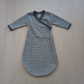 Lilano wool silk sleeping bag grey striped