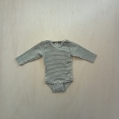 Lilano wool silk body grey striped