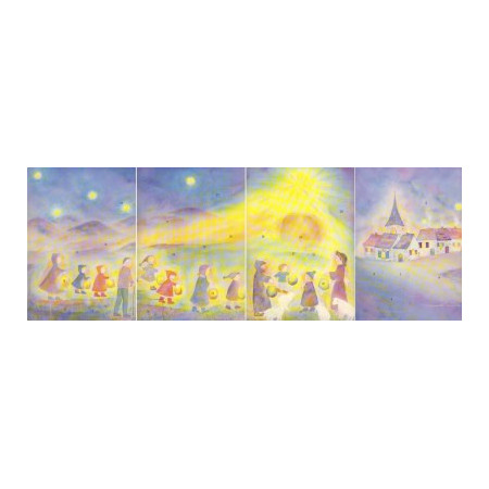 Advent lantern from  Bernadette Lips - Mary's little donkey