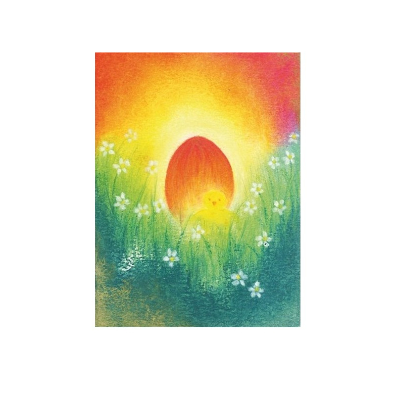 Paasei met kuiken (Baukje Exler)