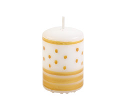 Ahrens Spielzeug waxine candle red with white dots