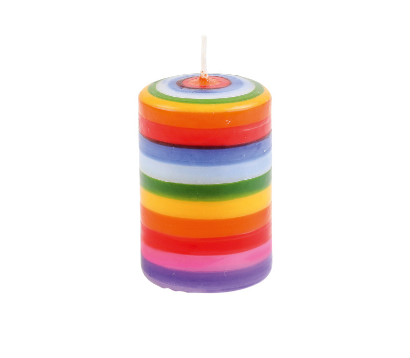 Ahrens Spielzeug waxine candle brightly striped