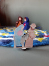 Kleine Knoest x Floortje figurine Joseph Mary and the little donkey
