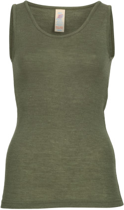 Engel wool silk sleeveless shirt soft grey