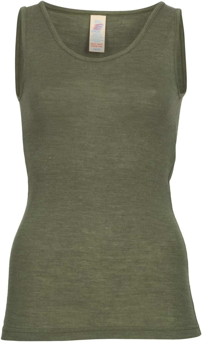 Engel wool silk sleeveless shirt soft grey