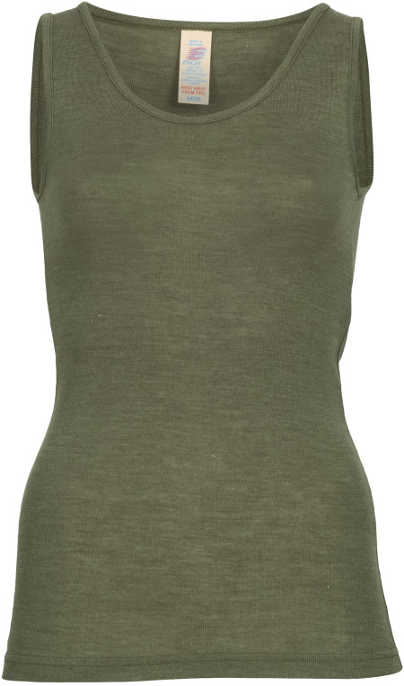 Engel wool silk sleeveless shirt soft grey