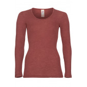 Engel wolzijden longsleeve olijf (704970)