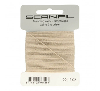 Scanfil mending wool beige 126