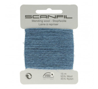 Scanfil mending wool greyblue 109