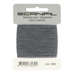 Scanfil mending wool dark grey 069