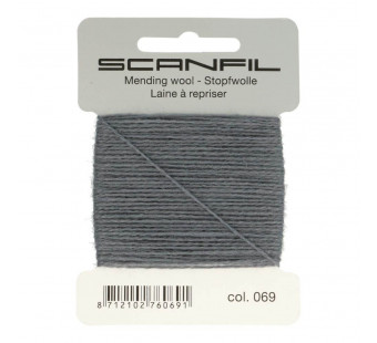 Scanfil mending wool dark grey 069