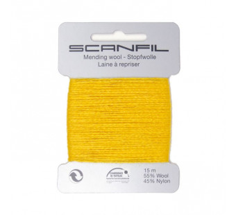 Scanfil mending wool yellow 87