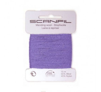 Scanfil mending wool purple 075