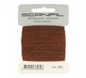 Scanfil mending wool brown 60