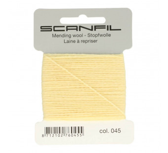 Scanfil mending wool light yellow 045