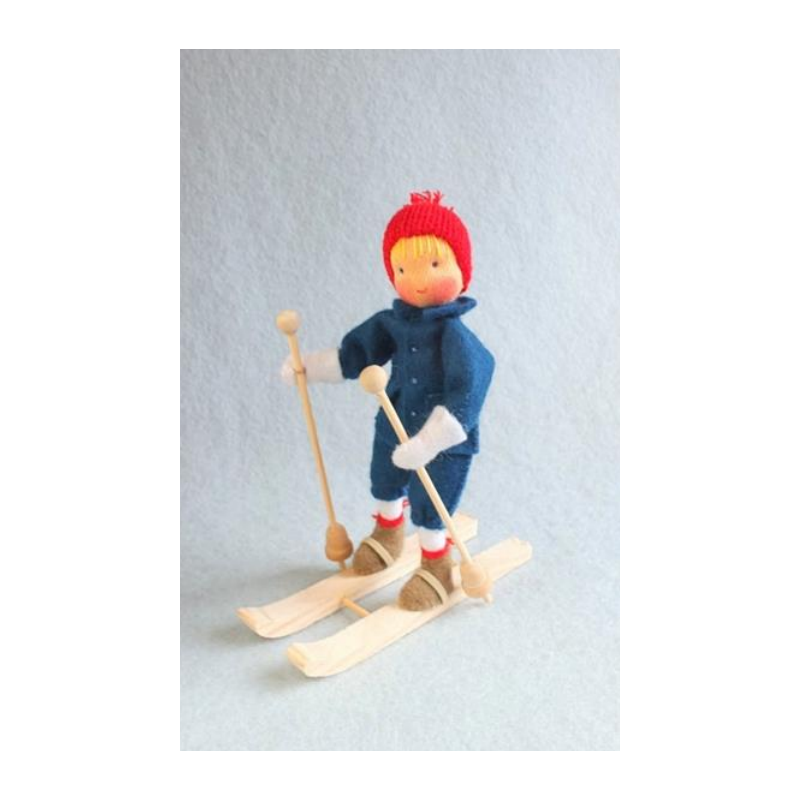 Olle op de skies  (atelier Pippilotta)