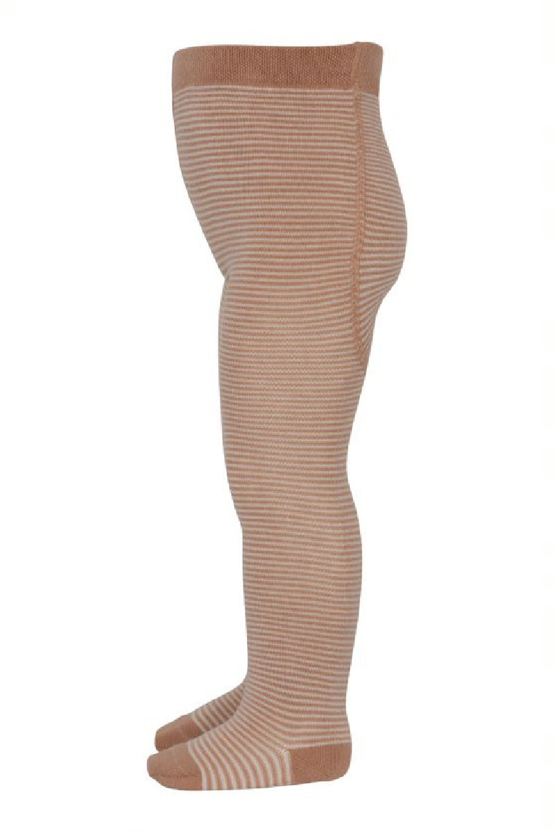 MP Denmark cotton vigge tights tawny brown striped (4098)