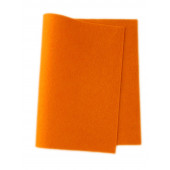 De Wite Engel true felt wolvilt licht oranje