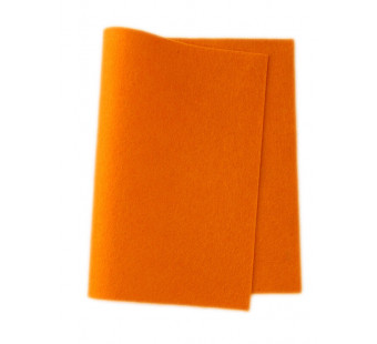 De Witte Engel true felt woolfelt light orange