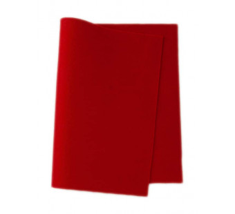 De Witte Engel true felt woolfelt red