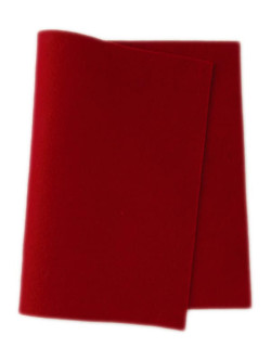 De Wite Engel true felt wolvilt bordeauxrood