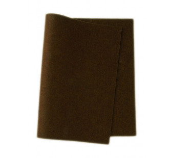 De Witte Engel true felt woolfelt dark brown