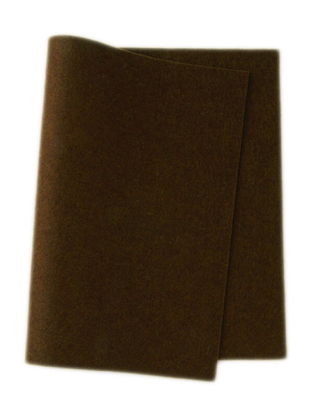 De Wite Engel true felt woolfelt dark brown
