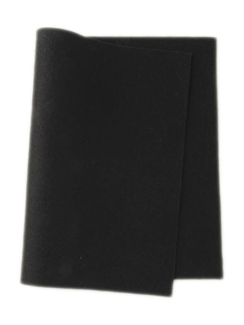 De Wite Engel true felt woolfelt black