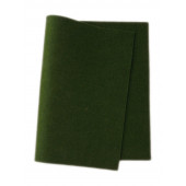 De Wite Engel true felt woolfelt dark leaf green