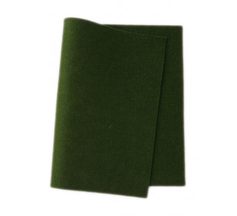 De Witte Engel true felt woolfelt dark leaf green