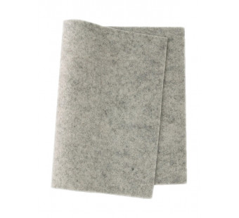 De Witte Engel true felt bio felt woolfelt light grey