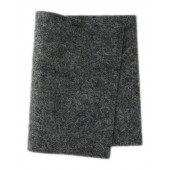 De Wite Engel true felt bio felt woolfelt light grey