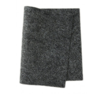 De Witte Engel true felt bio felt woolfelt dark grey