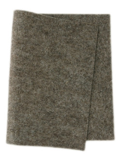 De Wite Engel true felt bio felt woolfelt light grey