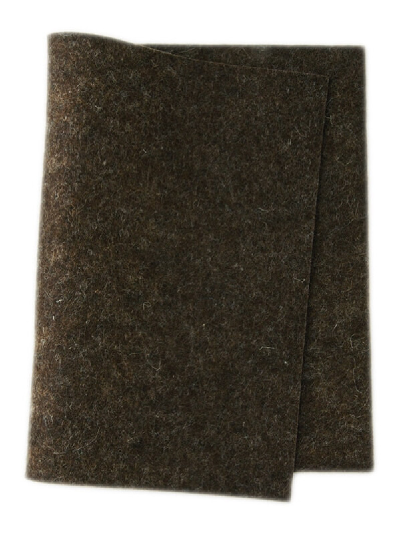 De Wite Engel true felt bio felt woolfelt brown mixed