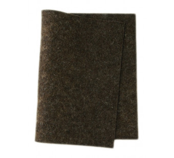 De Witte Engel true felt bio felt woolfelt brown mixed