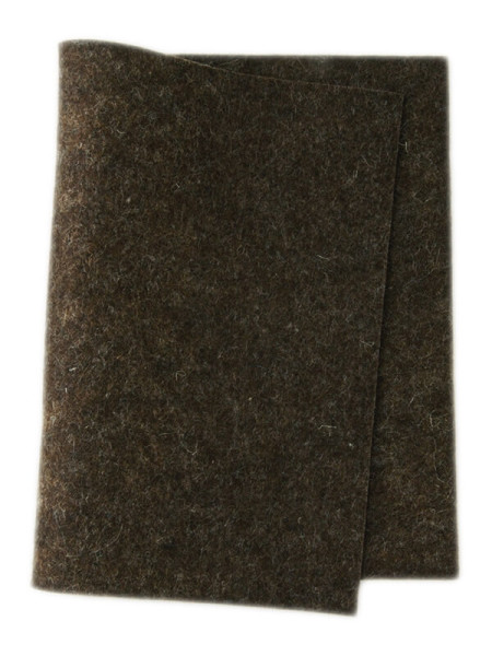 De Wite Engel true felt bio felt woolfelt brown mixed