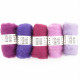 De Witte Engel Bhedawol purple shades 25gr each