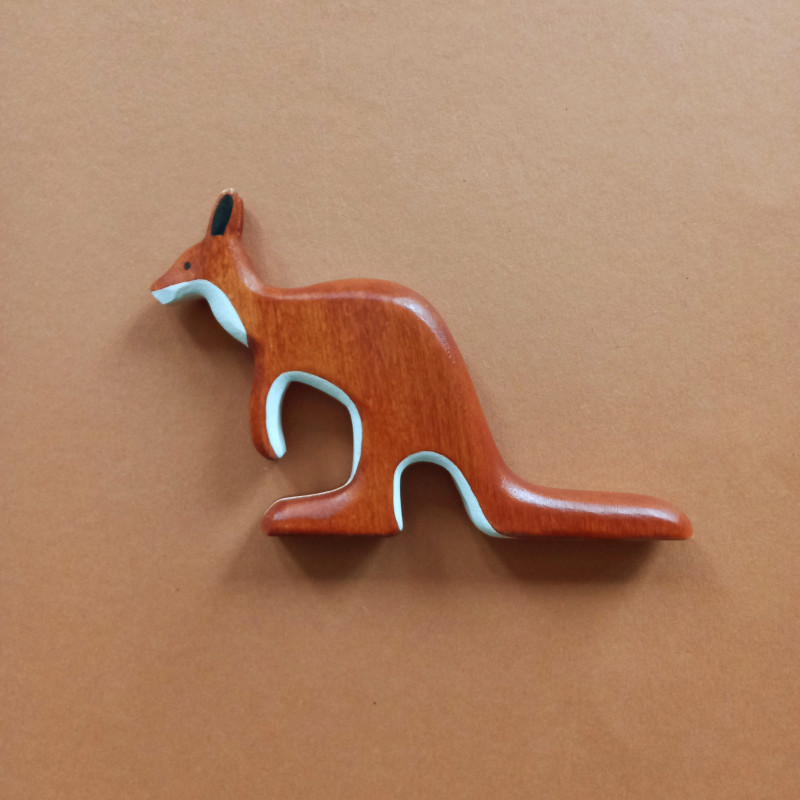 Wooden kangaroo