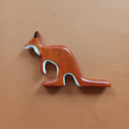 Wooden kangaroo