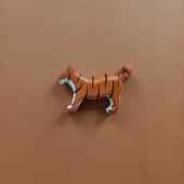 Wooden small tiger