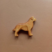 Wooden golden retriever (dog)