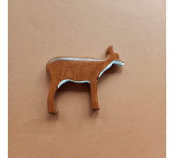 Forest melody  Wooden deer