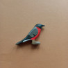 Wooden bullfinch bird