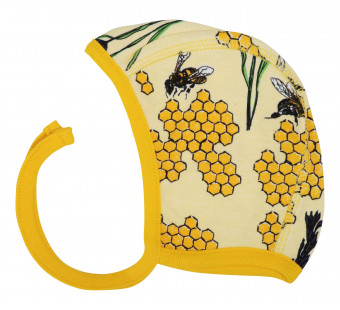 Duns Sweden organic cotton bonnet with bees