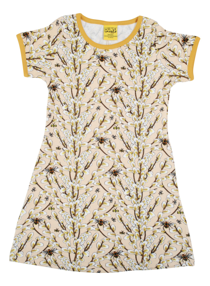 Duns cotton short sleeve dress with salix sun