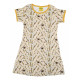 Duns Sweden cotton short sleeve dress with salix sun