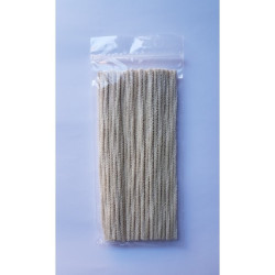 pipe cleaners made of unbleached cotton 17cm  50st