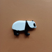 Houten panda